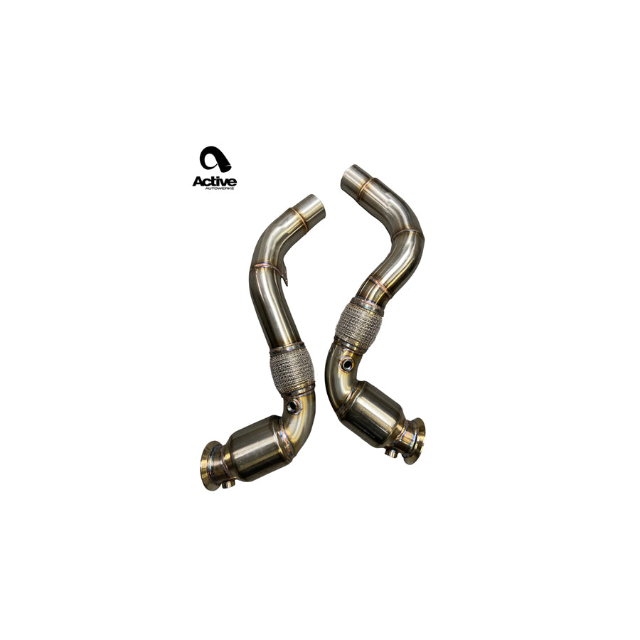 Active Autowerke BMW S63 N63 E70 E71 F85 F86 Sport Cat Downpipe (Inc. X5 50ix, X6 50ix, X5 M & X6 M)