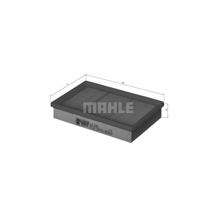 MAHLE ORIGINAL LX 1053 Air Filter Filter Insert
