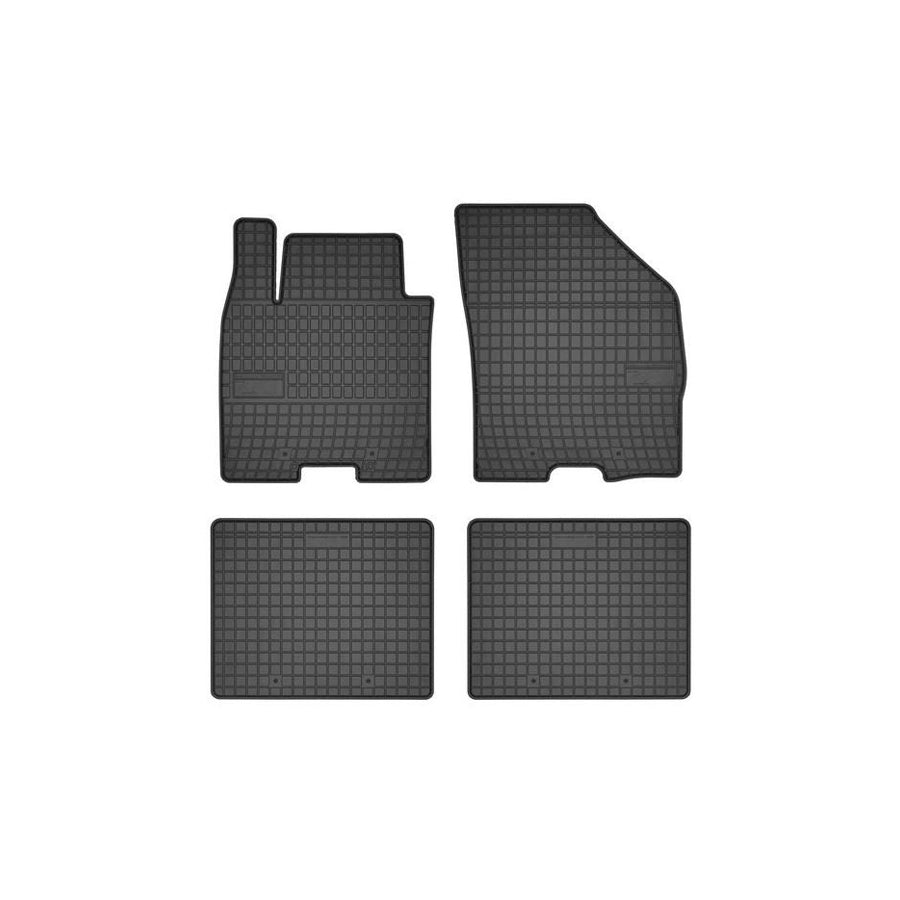 FROGUM Tailored 547129 Floor mat set for SUZUKI Baleno II Hatchback (FW, EW) Elastomer, Front and Rear, Quantity: 4, Black, (LHD)