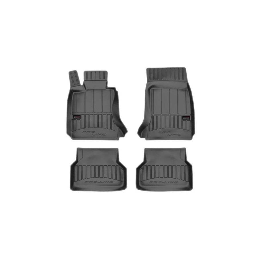 FROGUM Tailored 3D407800 Floor mat set for BMW 5 Series Elastomer, Front and Rear, Quantity: 4, Black, (LHD)