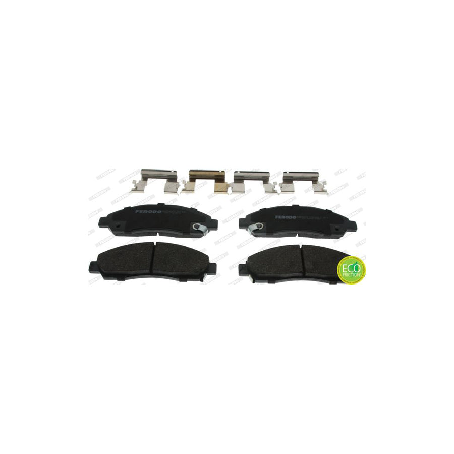 Ferodo Premier Eco Friction Fdb1816 Brake Pad Set With Acoustic Wear Warning Without Accessories