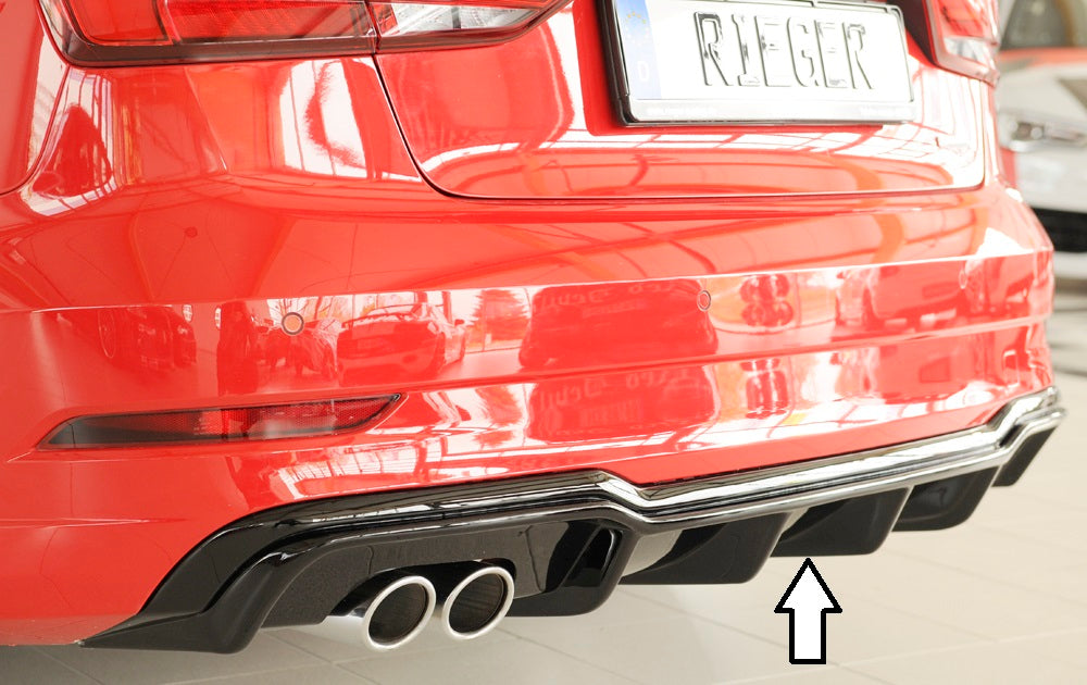 Rieger 00088184 Audi 8V A3 Rear Diffuser