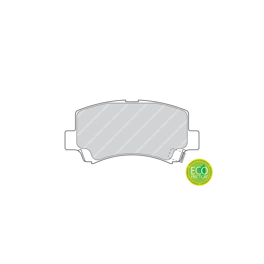 Ferodo Premier Eco Friction Fdb1421 Brake Pad Set For Suzuki Wagon R With Acoustic Wear Warning Without Accessories