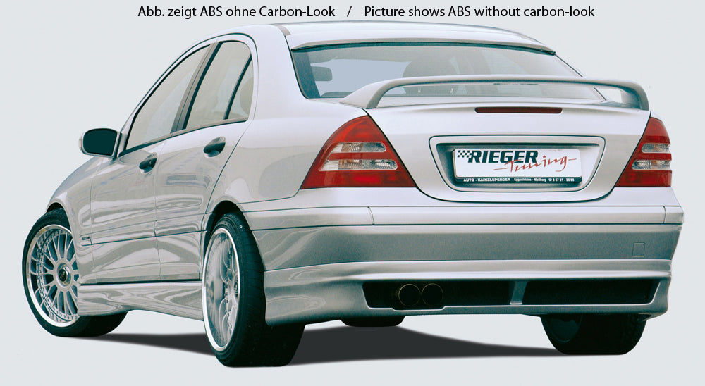 Rieger 00099210 Mercedes-Benz W203 C-Class Rear Window Cover - Carbon-Look