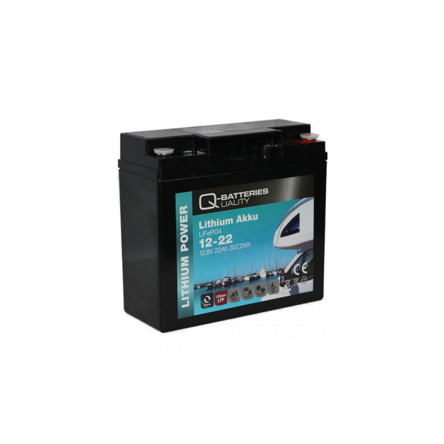 Q-Batteries Lithium Akku 1222 12.8V 22Ah 281.6Wh LiFePO4