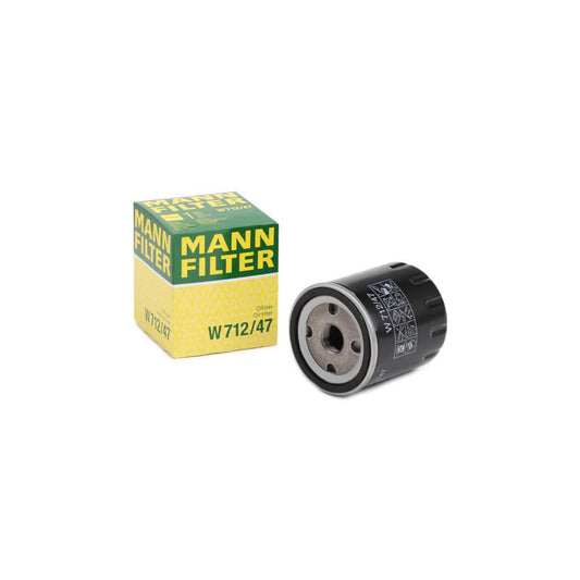 MANN-FILTER W 712/47 Oil Filter Spin-on Filter, with one anti-return valve
