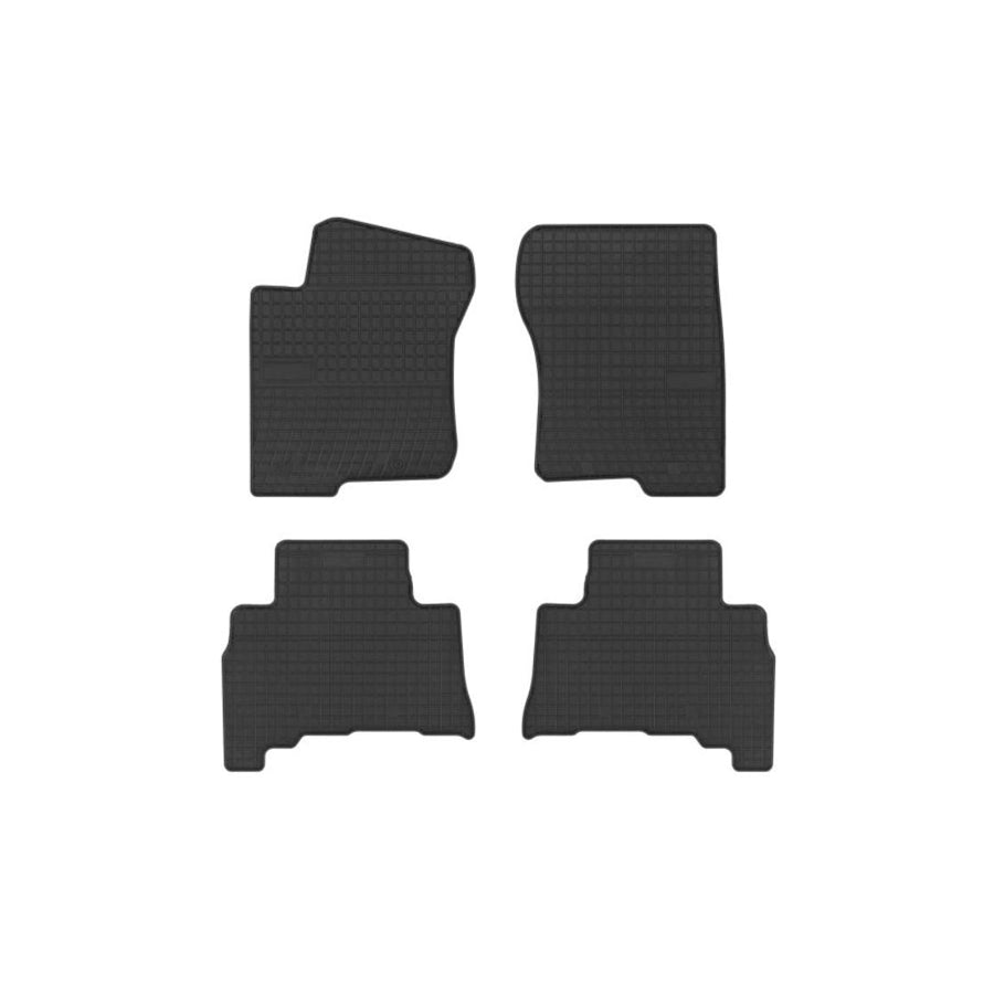 FROGUM Tailored 402126 Floor mat set for TOYOTA Land Cruiser Prado 150 (J150) Elastomer, Front and Rear, Quantity: 4, Black, (LHD)