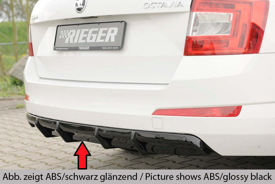 Rieger 00079029 Skoda 5E Octavia Rear Diffuser