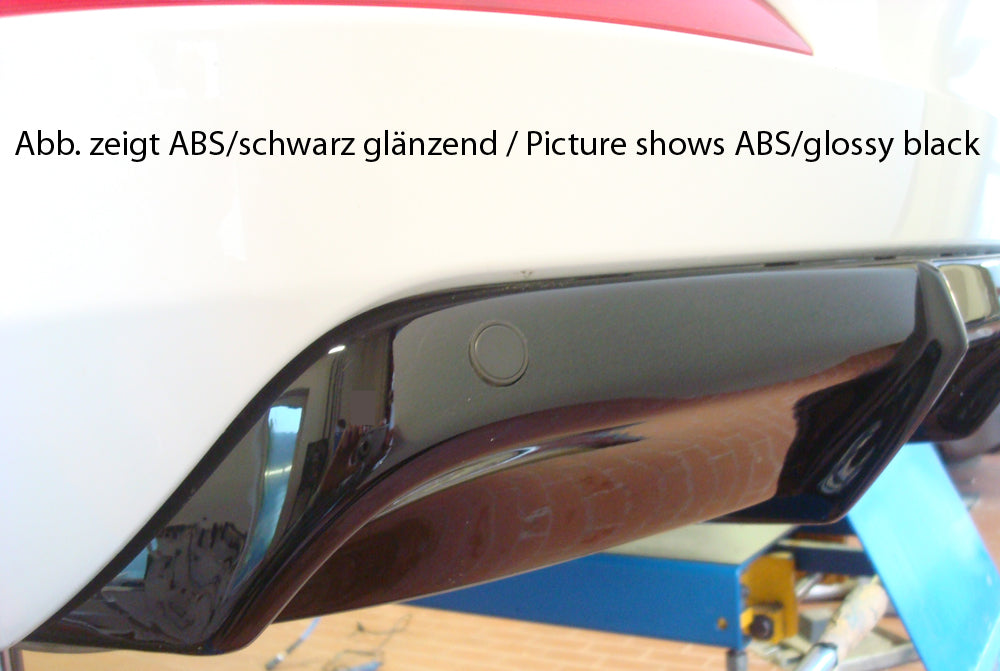Rieger 00079029 Skoda 5E Octavia Rear Diffuser - Matte Black