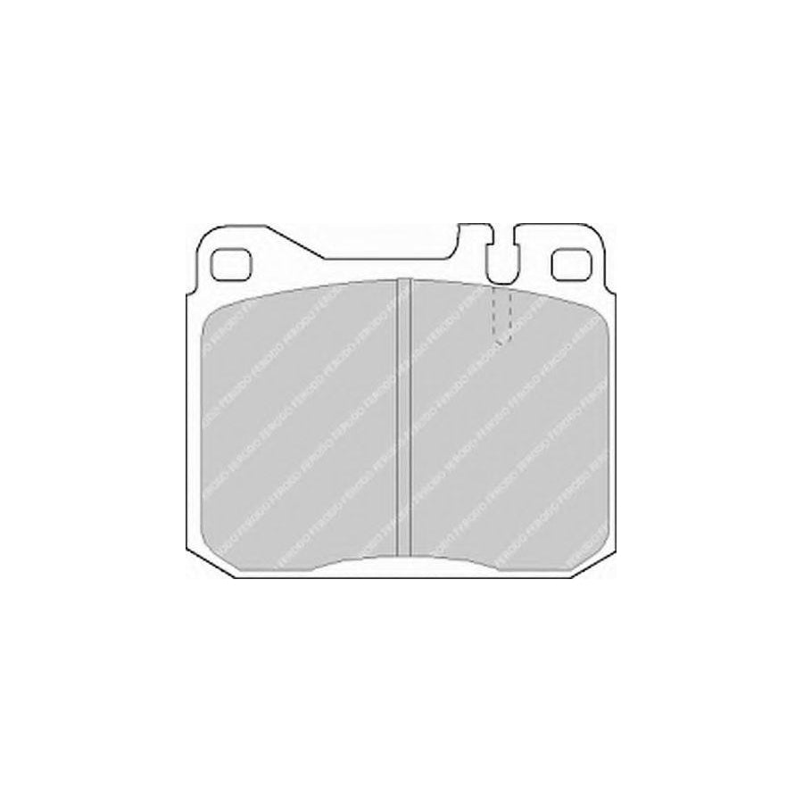 Ferodo Premier Fdb840 Brake Pad Set Incl Wear Warning Contact With Accessories With Guide Bolts