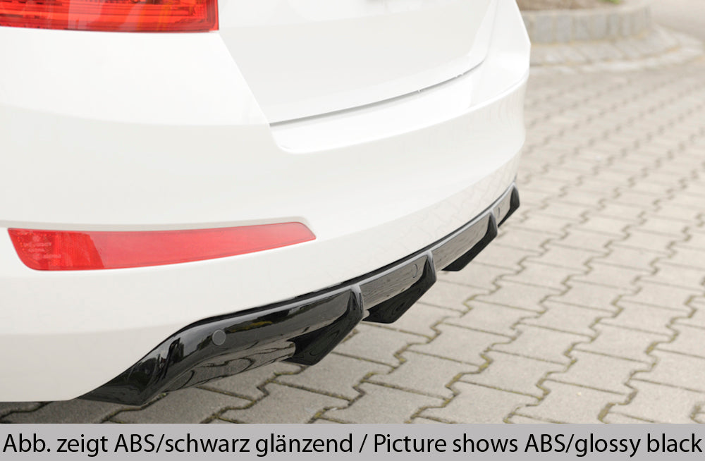 Rieger 00079029 Skoda 5E Octavia Rear Diffuser - Matte Black