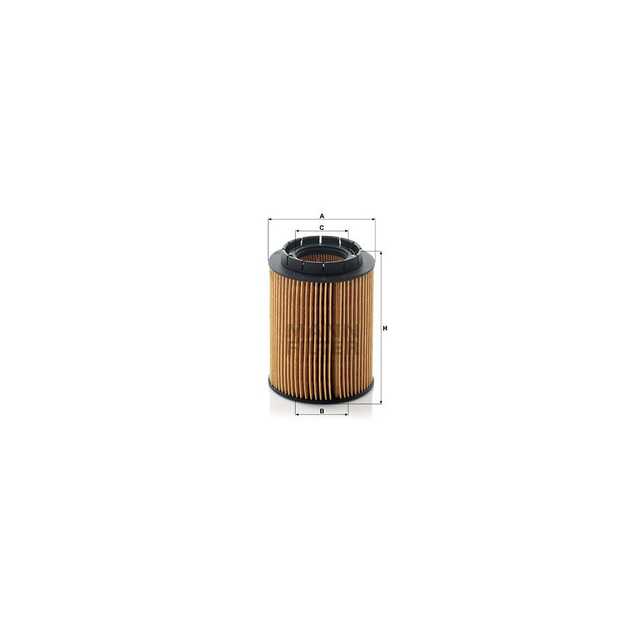 MANN-FILTER HU 932/6 x Oil Filter with seal, Filter Insert