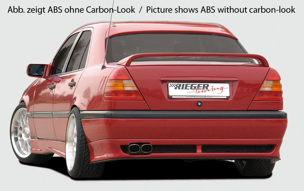 Rieger 00099208 Mercedes-Benz W202 C-Class Rear Window Cover - Carbon-Look