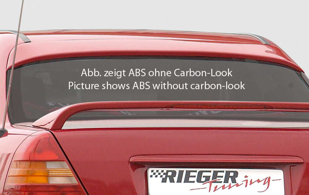 Rieger 00099208 Mercedes-Benz W202 C-Class Rear Window Cover - Carbon-Look