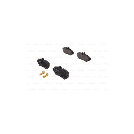 Bosch 0986424470 Brake Pad Set Suitable For Mercedes Benz A Class W168 With Anti Squeak Plate With Bolts Screws With Mounting Manual BP239