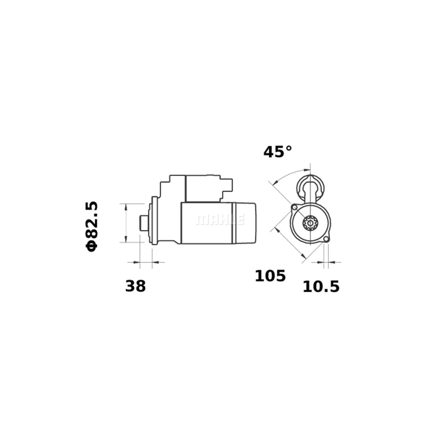 MAHLE ORIGINAL 001 TC 14320 000 Turbocharger suitable for MERCEDES-BENZ C-Class