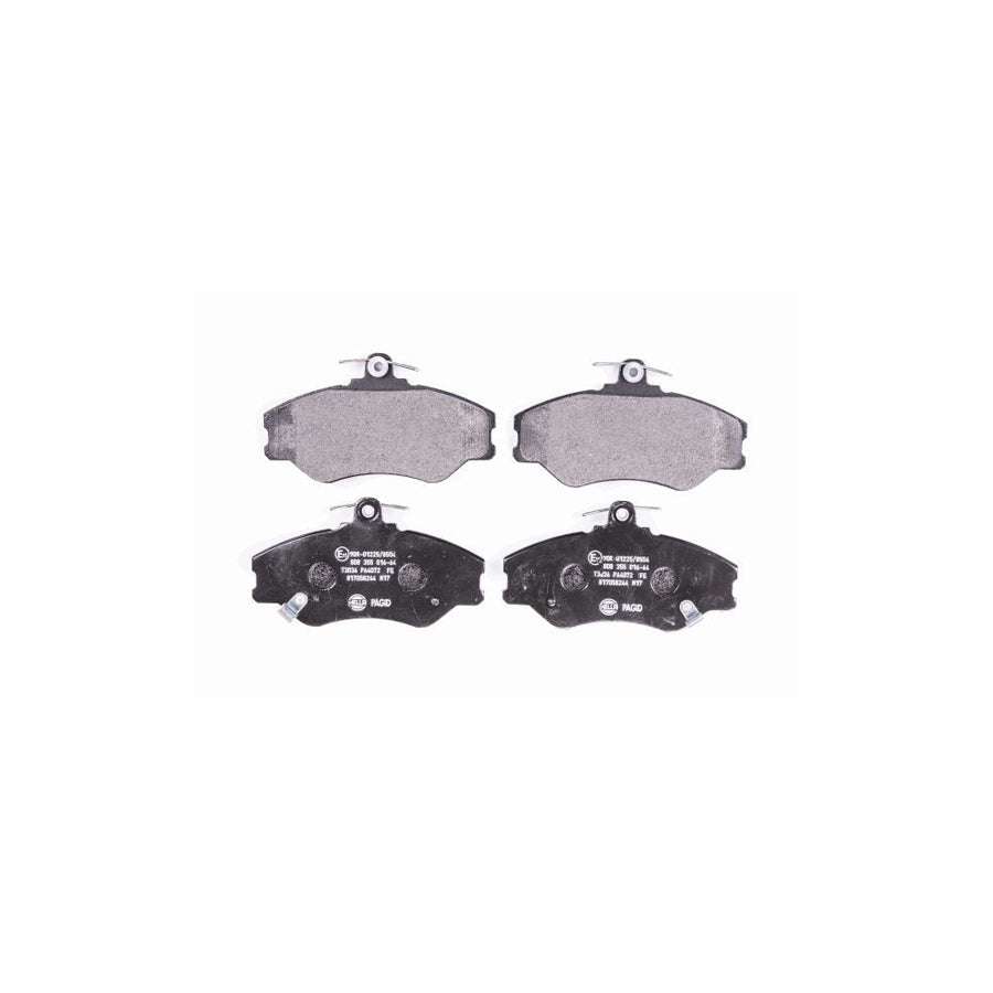 Hella 8DB 355 016 641 Brake Pad Set With Acoustic Wear Warning