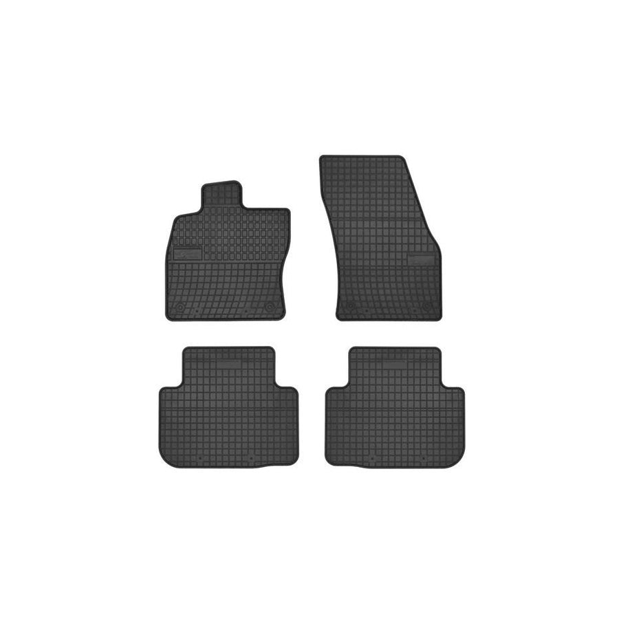 FROGUM Tailored 0406 Floor mat set for VW Golf Sportsvan (AM1, AN1) Elastomer, Front and Rear, Quantity: 4, Black, (LHD)
