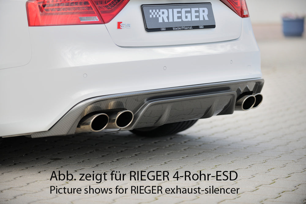 Rieger 00099195 Audi B8 B81 A5 Rear Diffuser