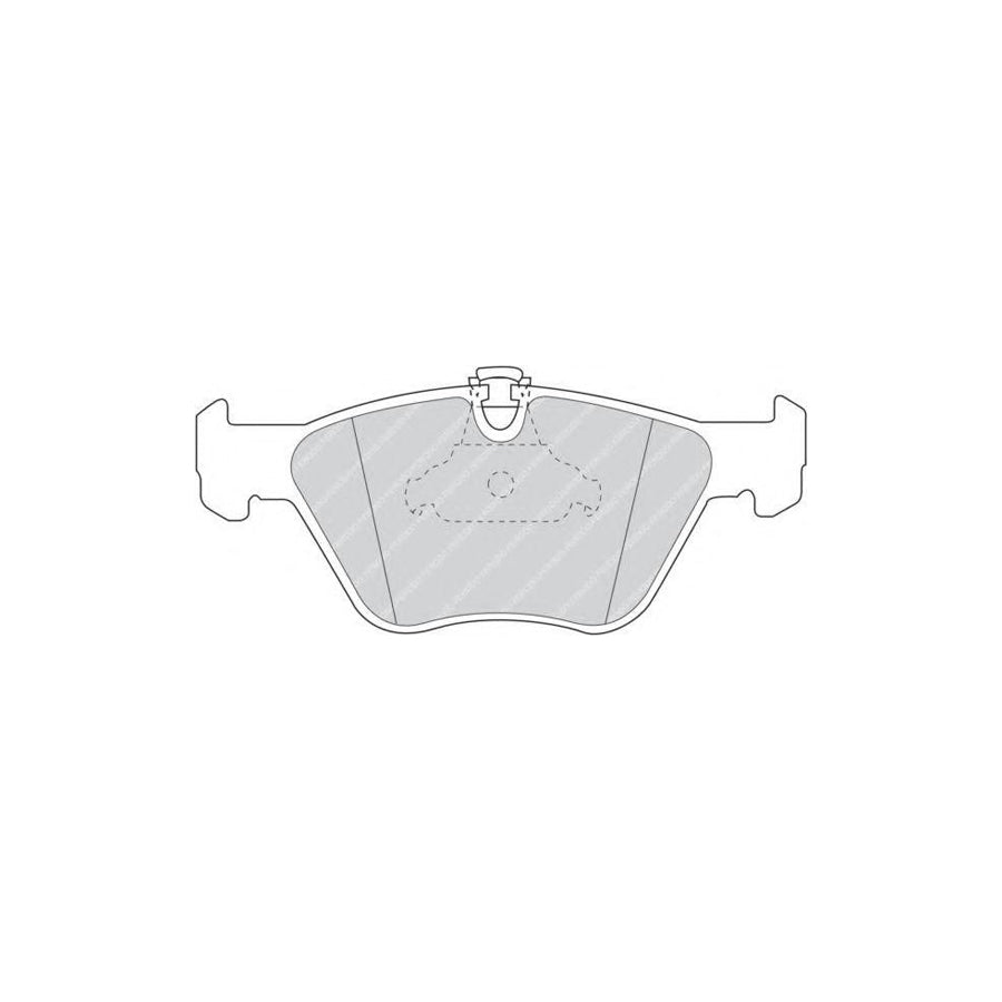 Ferodo Premier Eco Friction Fdb4457 Brake Pad Set For Toyota Camry With Acoustic Wear Warning, With Accessories