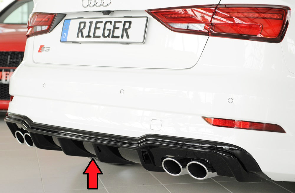 Rieger 00088185 Audi 8V S3 Rear Diffuser