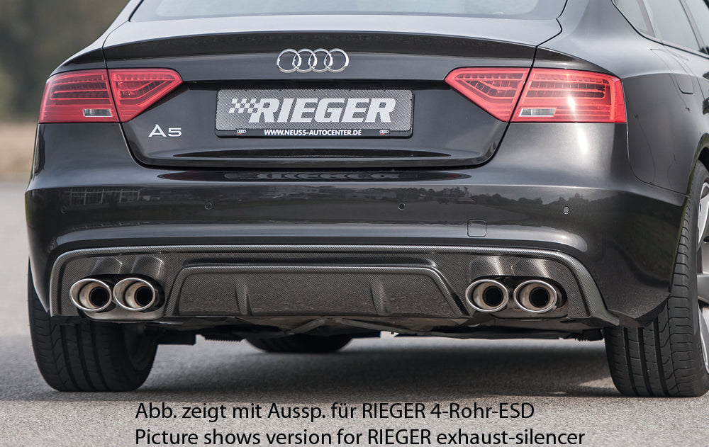 Rieger 00099221 Audi B8 B81 A5 Rear Diffuser