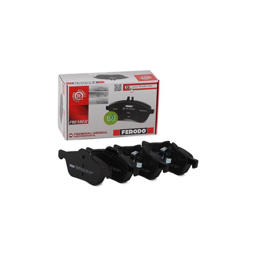Ferodo Premier Eco Friction Fdb1499 Brake Pad Set Prepared For Wear Indicator With Piston Clip Without Accessories