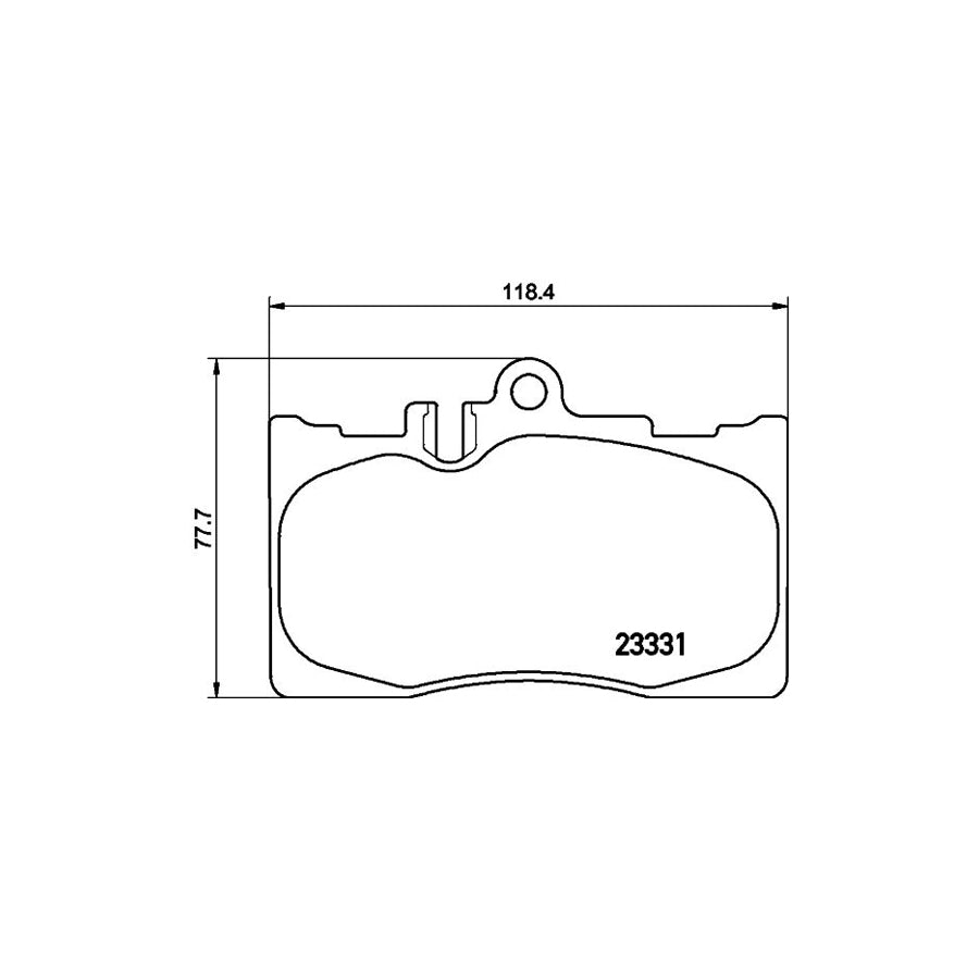 Hella 8DB 355 009 861 Brake Pad Set For Lexus Ls Iii Xf30 Prepared For Wear Indicator