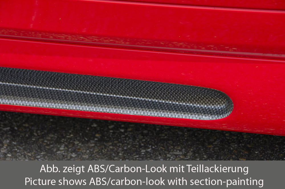 Rieger 00058945 Opel Corsa D Right Side Skirt - Matte Black