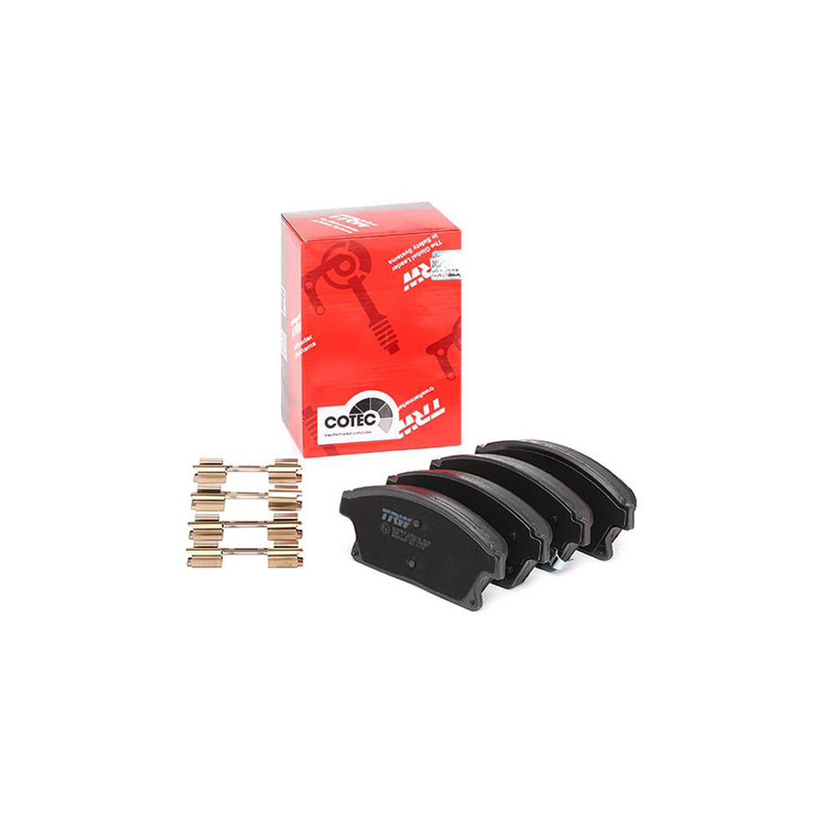 TRW Cotec Gdb1847 Brake Pad Set With Acoustic Wear Warning With Accessories