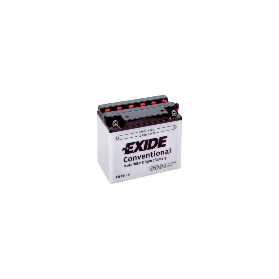 Exide EB16L-B 12V Conventional Motorcycle Battery | Duco Car Parts UK Car Parts