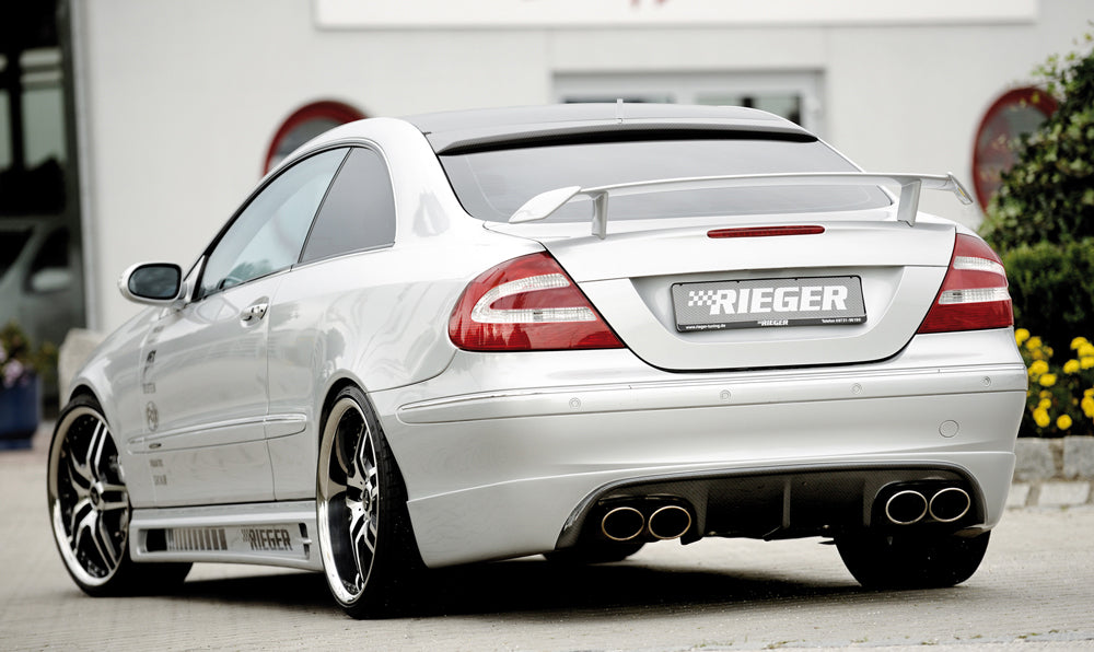 Rieger 00099216 Mercedes-Benz W209 CLK Rear Window Cover - Carbon-Look