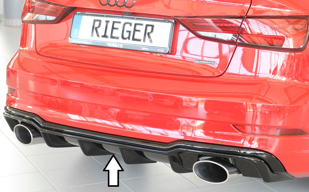 Rieger 00088187 Audi 8V Rear Diffuser (A3 & S3)