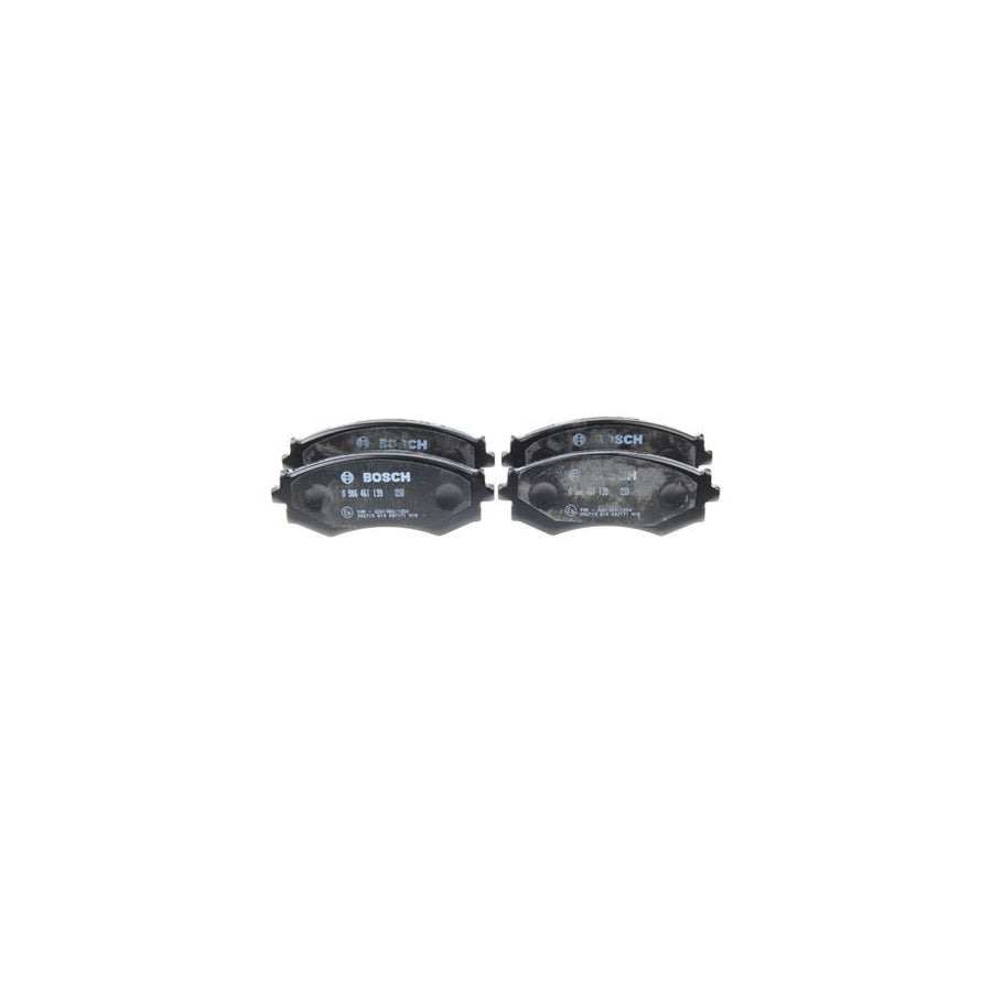 Bosch 0986461139 Brake Pad Set With Anti Squeak Plate With Mounting Manual BP588
