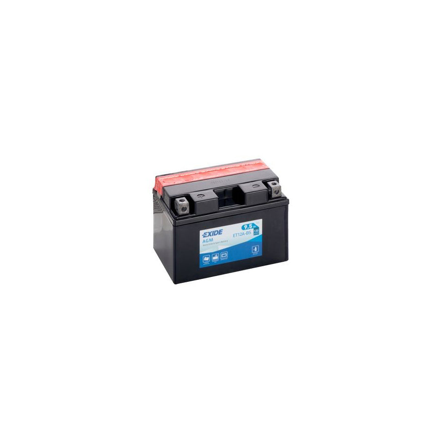 Exide ET12ABS Motorcycle Battery 12V 9.5AH 120A | Duco Car Parts UK Car Parts