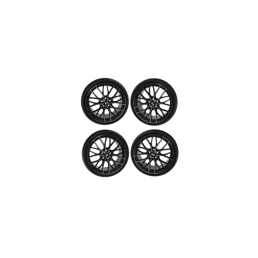 Genuine BMW F30 F32 F36 M Performance Double Spoke Style 405M Orbitgrey 20' Wheels with Summer Tyres (Inc. 320i, 328i, 330d & 440i)