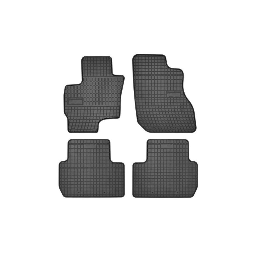 FROGUM Tailored 546894 Floor mat set for MITSUBISHI Outlander III Off-Road (GG, GF) Elastomer, Front and Rear, Quantity: 4, Black, (LHD)