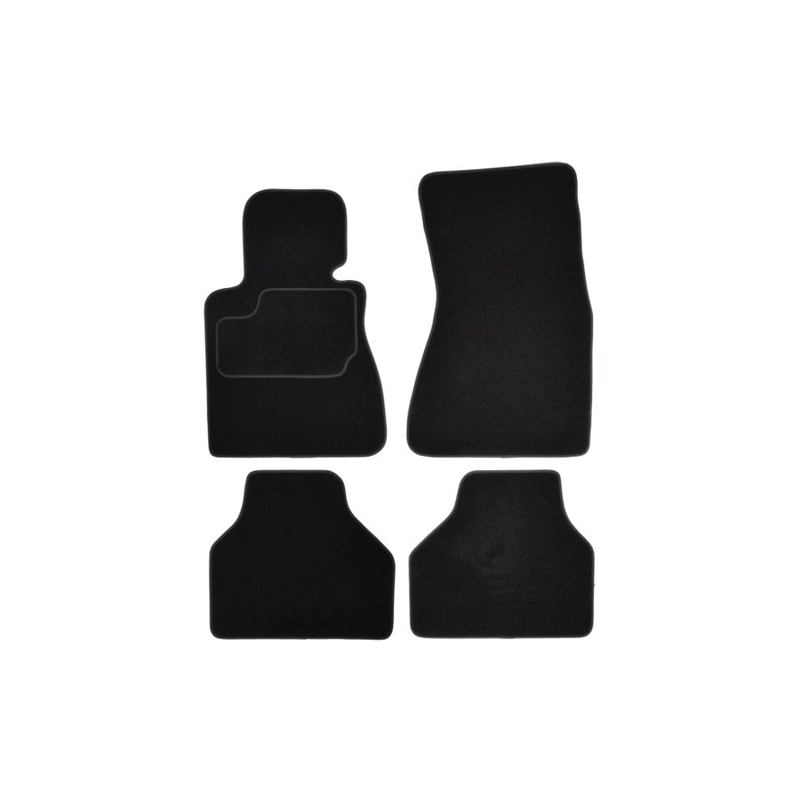 MAMMOOTH A041 BM235 PRM 01 Floor mat set for BMW 7 (E65, E66, E67) Textile, Front and Rear, Quantity: 4, Black