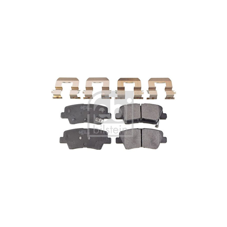 Febi Bilstein 116294 Brake Pad Set Rear Axle With Acoustic Wear Warning With Attachment Material