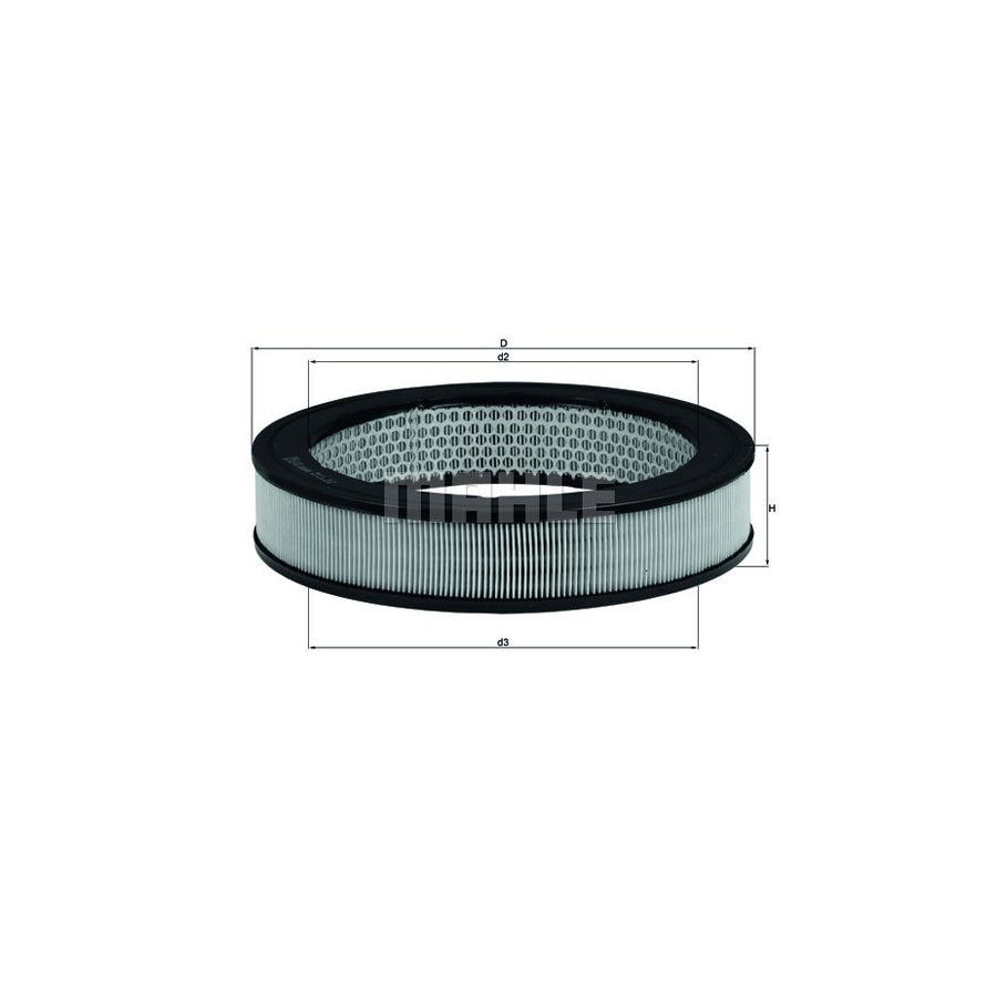 MAHLE ORIGINAL LX 8 Air Filter Filter Insert
