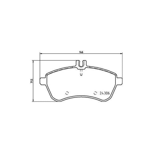 Hella 8DB 355 012 601 Brake Pad Set Suitable For Mercedes Benz C Class Prepared For Wear Indicator With Brake Caliper Screws With Accessories