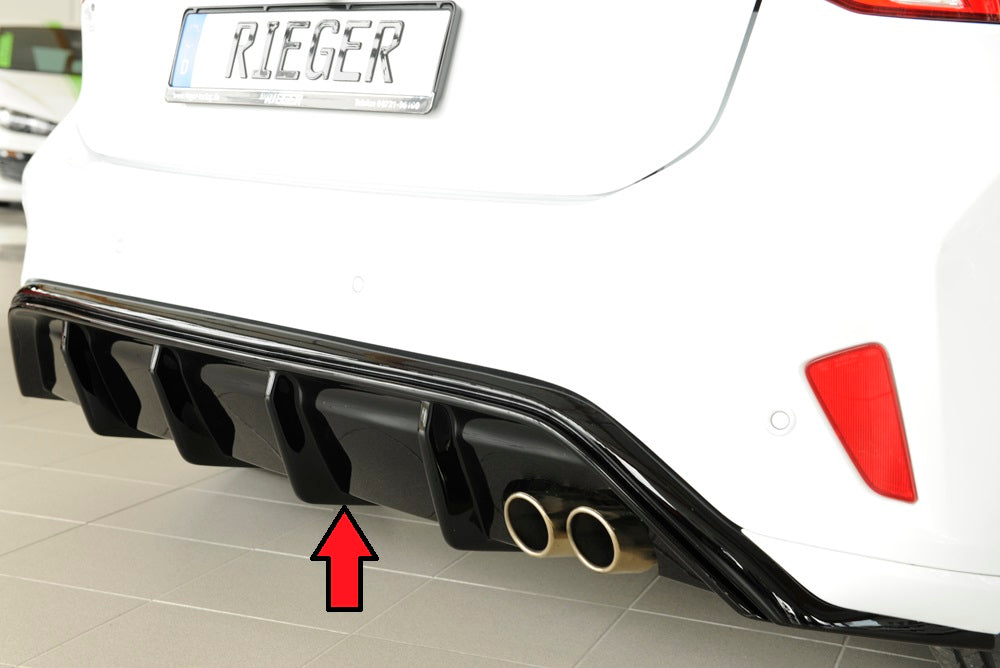 Rieger 00088193 Ford DEH Focus 4 Rear Diffuser (Inc. Focus 4 ST)
