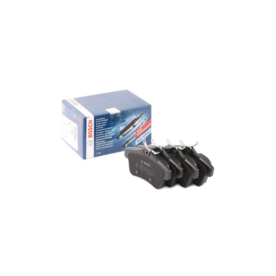 Bosch 0986494437 Brake Pad Set With Anti Squeak Plate With Mounting Manual BP1359