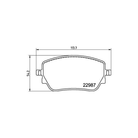 Brembo P 50 148 Brake Pad Set Excl Wear Warning Contact With Anti Squeak Plate With Brake Caliper Screws