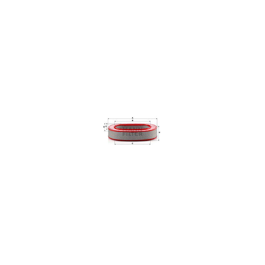 MANN-FILTER C 37 145 Air Filter Filter Insert