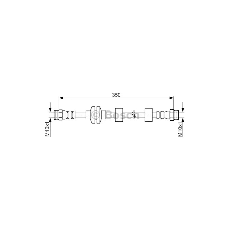 BOSCH 1 987 481 804 Brake Hose 350Mm