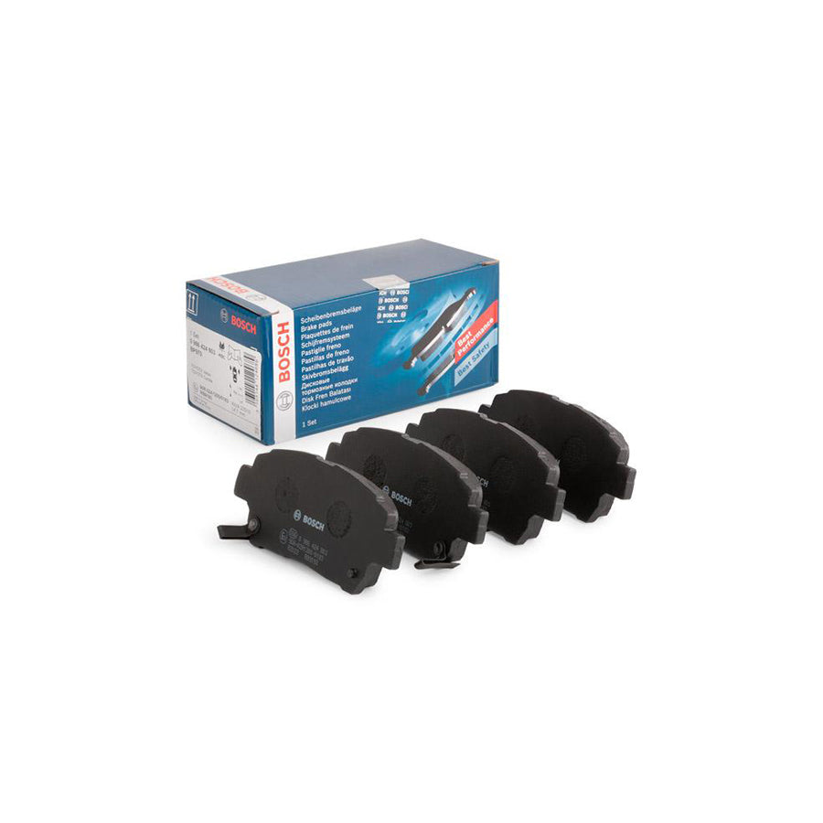 Bosch 0986424803 Brake Pad Set With Acoustic Wear Warning With Anti Squeak Plate BP970