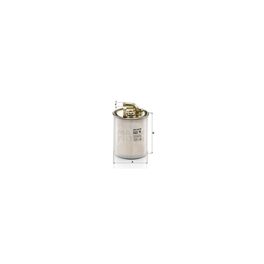 MANN-FILTER WK 842/20 Fuel filter suitable for MERCEDES-BENZ SPRINTER In-Line Filter