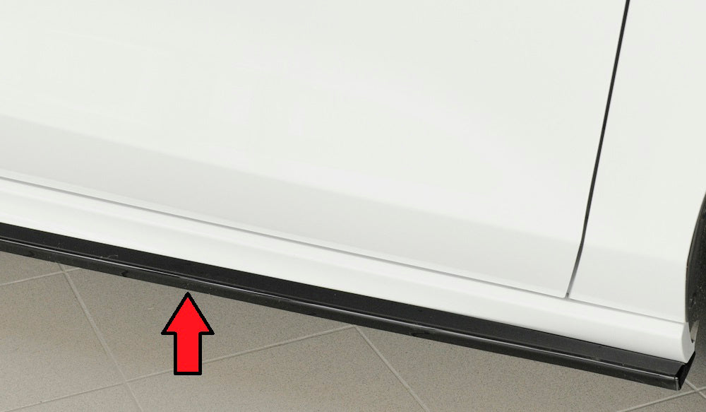 Rieger 00088192 Ford DEH Focus 4 Right Side Skirt Splitter (Inc. Focus 4 ST)