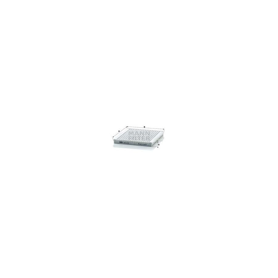 MANN-FILTER CUK 2137 Pollen filter Activated Carbon Filter